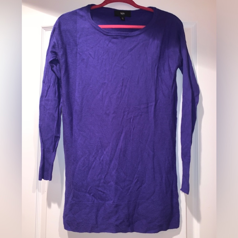 Purple Massimo Tunic Sweater SZ XS